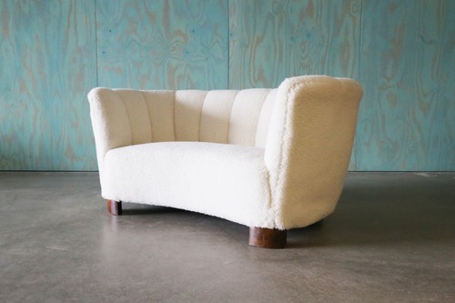 1940s danish white sheepswool - 1940s,